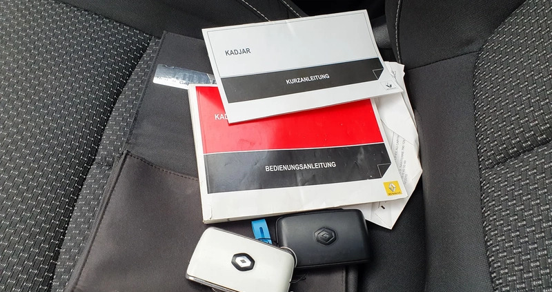 Renault Kadjar cena 53900 przebieg: 112000, rok produkcji 2015 z Raszków małe 667